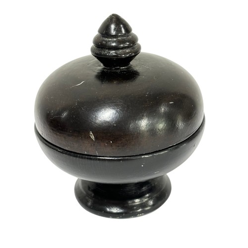 Turned wood wooden - wooden, container